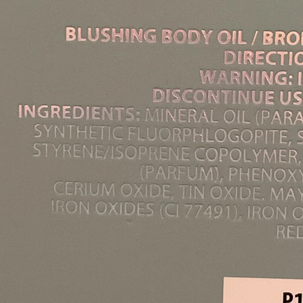 NIB New Body Oil‎ Set Y2K Scented Shimmer Mineral Oil Base